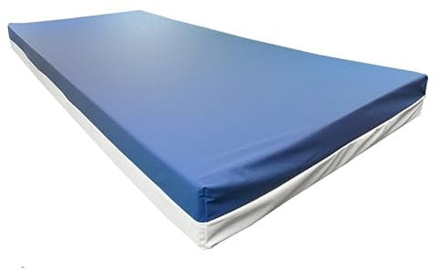 AM Qualitätsmatratzen Dekubitus Prophylaxe Matratze für Pflegebett 87x200 - Made in Germany - wasserdichte Pflegebettmatratze für die Heimpflege 87x200 cm - Matratze mit festen Sitzkanten
