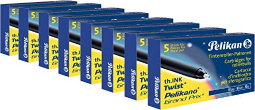 Tintenroller Patrone 8 x 5er Packung Blau