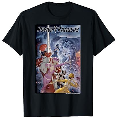 Power Rangers Rita Repulsa Group Shot Vintage Poster T-Shirt