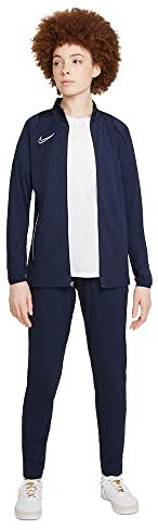 Nike Dri-Fit Academy, Tuta Sportiva Donna, Ossidiana/Bianco/Bianco, S