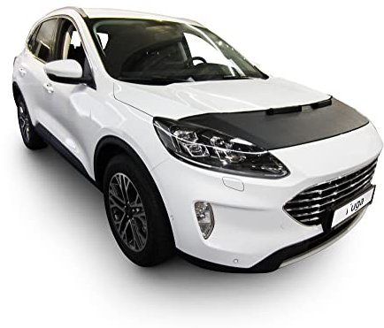 AB3-00595 Auto Bra kompatibel mit Ford Kuga 2019-2024 Haubenbra Steinschlagschutz Tuning Bonnet Bra Motorhaubenschutz