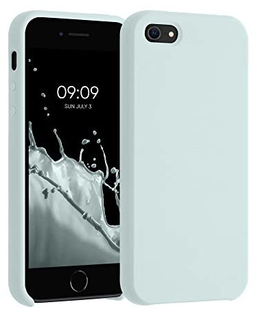 kwmobile Case Compatible with Apple iPhone SE (1.Gen 2016) / iPhone 5 / iPhone 5S Case - TPU Silicone Phone Cover with Soft Finish - Cool Mint