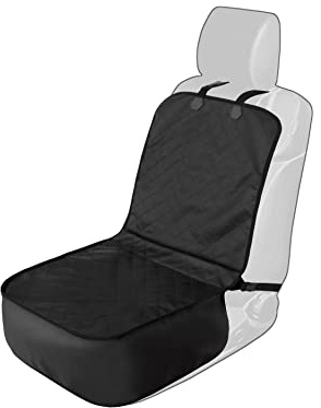 PillowPrim Hundeautositz, Hundedecke, Autoabdeckung, Transportbox Katze, Hundebox, Hundekorb, Hundegeschirr, Hundebett, Hundekörbchen (Schwarz Skaj)