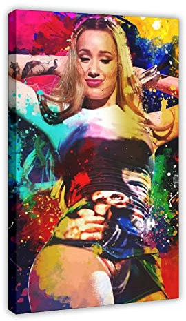 Foto Auf Leinwand 60x90cm Iggy Azalea Singer Sportmalerei Leinwand Poster Drucke Wandkunst Bild Kein Rahmen