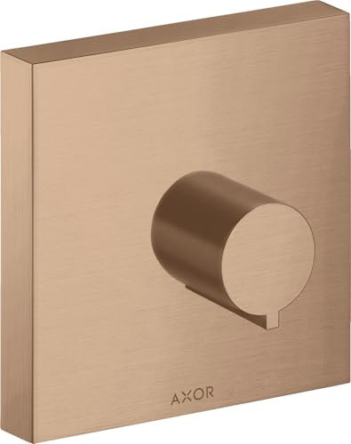 hansgrohe AXOR Starck Fertigset Absperrventil Square Unterputz DN15 / DN20, 10972310, Farbe: Brushed Red Gold
