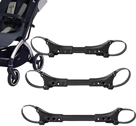 Rianpesn Passeggino Two Babies Connector,Connettore Universale per Passeggino gemellare Durevole Buono | Passeggino gemellare a Lunghezza Regolabile Collegare l'adattatore Accessorio per Bambini