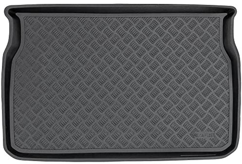 SMK Kofferraum schutzmatte Kofferraummatte passt für Citroen C3 III ab 2016 Strapazierfähige Kofferraummatte für alle Jahreszeiten, die vor Schmutz und Dreck schützt