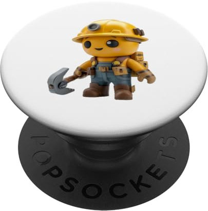 Bauarbeiter Bauunternehmer Architekt Arbeiter Bau PopSockets mit austauschbarem PopGrip
