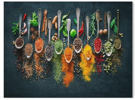 YYHMKBYY Diamond Painting Kits für Erwachsene，Küche Kräuter & Gewürze，DIY 5D Diamond Art für Anfänger für Wanddekoration（30x40cm）-A30