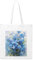 Wykjtwo Aquarell Vergissmeinnicht Blumen, Einkaufstasche, Einkaufstüte, Einkaufstasche, Canvas-Tasche, Mehrzweck-Canvas-Umhängetasche