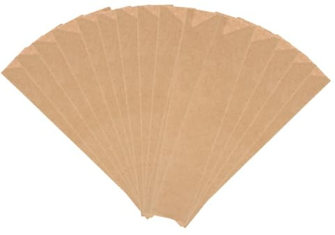 Cabilock Bolsa Porta Palillos de Papel Kraft Ecológica 50 Unidades Desechable Fácil de Transportar