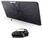 LUWU Parasol Paraguas Coche Compatible con BMW X3 G01/X4 G02/iX3 2019-2024 Delantero Parabrisas Parasol Coche Paraguas Plegable Protección UV X3 iX3 X4 Accesorios