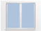 Soleil d'ocre 044552 Dolly Paire de Brise Bise Polyester Bleu 120 x 60 cm