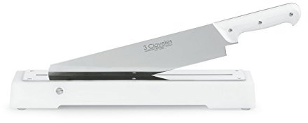 3 Claveles 1879 - Bacaladera de Acero Inoxidable 33 cm Blanco