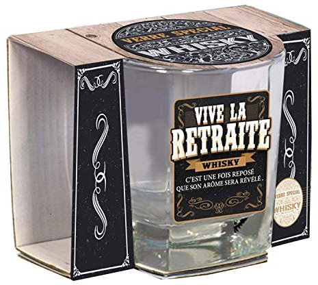 STC Verre Spécial Whisky - Vive la Retraite