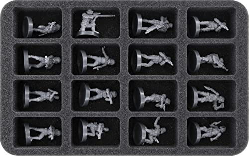 Feldherr HS040LG02 Plateau en Mousse avec 16 Fentes Compatible avec Star Wars Legion