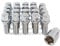 16 x Chrome Wheel Bolts Set with 4 x Locking Nuts for Aftermarket Alloy Wheels Only M14x1.5x26mm 60° Taper Part No.16BM14+B14AM