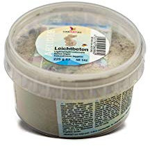 CREARTEC Leichtbeton - 225g - Zum Basteln und Gießen - Extra leichtes Material - Made in Germany
