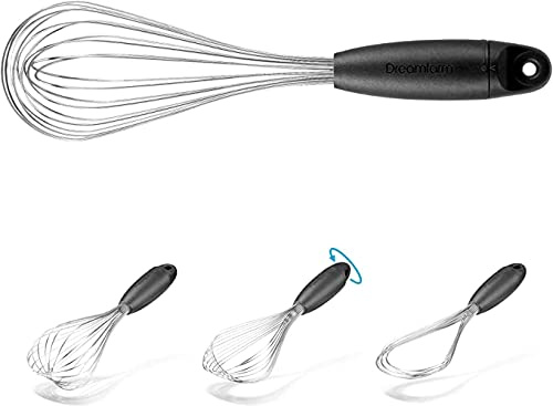 Dreamfarm Flisk Garde, 3-in-1-Schneebesen, schwarz