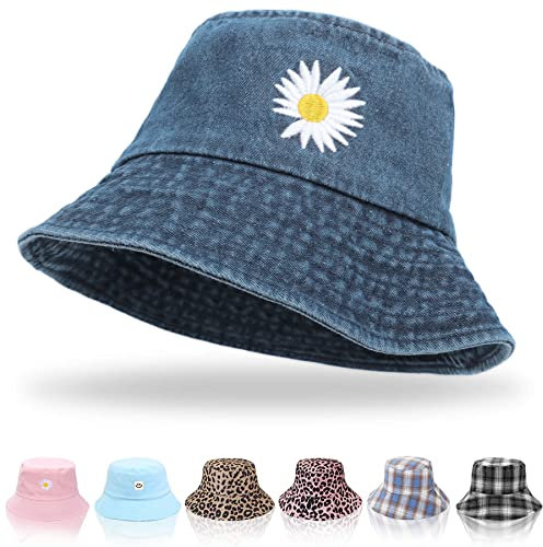 Keho Fischerhut Damen Bunt - Unisex Sonnenhut Bucket Hat Fischerhut Sommerhut Hut Sonnenhut Adumbral Hut for Damen Herren