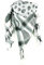 ROCK DADDY Estd 2000 ROCK HARD CLOTHING Halstuch Kopftuch Shemagh Palituch Taktischer Arabischer Arafat Schal Dreieckstuch Palästinenser PLO 100% Baumwolle (Schwarz/Weiß Totenkopf)