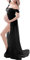 LAEMILIA Robe Grossesse Shooting Photo Robe Maternite Robe Femme Enceinte Eté Grande Taille Tenue Grossesse Photographie Elégante Retro pour Mariage Soirée Cocktails Cérémonie Plage S-XL Noir