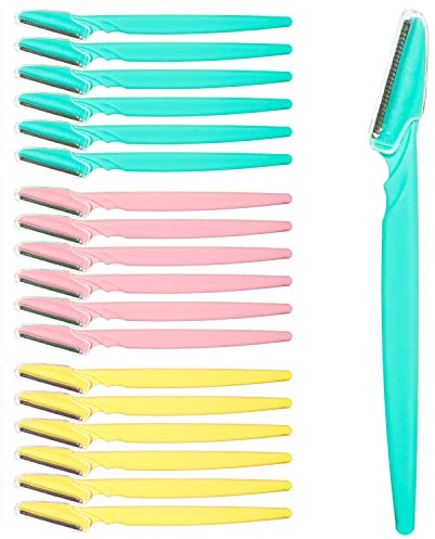 Fine Lines - Eyebrow Razor - Pack of 18, with Guarantee | Face Razors for Women, Manual Shavers before Makeup | Eyebrow Shaper, with Dermaplaning Razors for Face | Facial Hair Remover