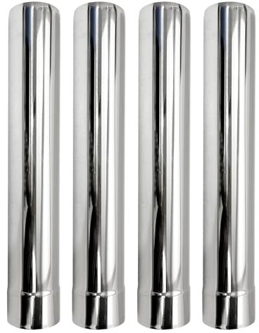 Stove Pipe for Camping 2.36 Inch Stainless Steel 4 Stove Pipe 14.2/ 36cm Thickened Tent Stove Chimney TAISOCA Stainless Steel Stove Chimney