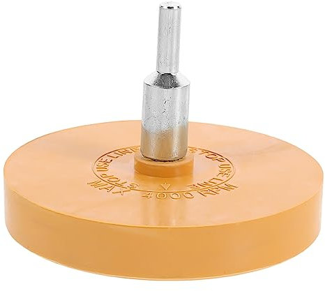 Angoily 1pc Grinding Wheel Adhesive Remover Wheel Sanding Drum Rubber Eraser Wheel Vehicle Stripping Wheel Car Accessory Decals for Cars Rubber Stripping Wheel 100mm Steel Jagged Car Paint