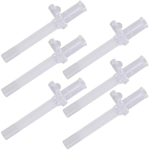Cannuccia di Ricambio per Borraccia, 6 Pezzi in Silicone Bianco | Beccuccio per Borraccia Aspirazione, Superficie Liscia senza Sbavature, Compatibile Molti Modelli