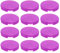 12pcs Arcade Button Cover, Mini Controller Mechanische Tasten für Kailh for Cherry for TTC for Akko for Glorious Switches (Violett)