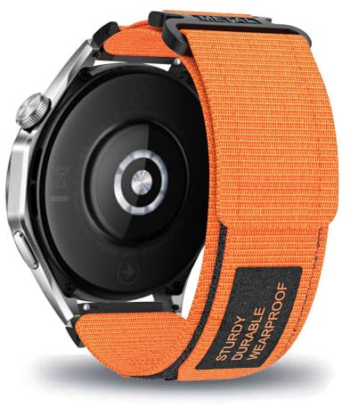 KUWAI Nylonarmband für OnePlus Watch 2, Atmungsaktiv Sportlicher Armband Mit Klettverschluss (C)