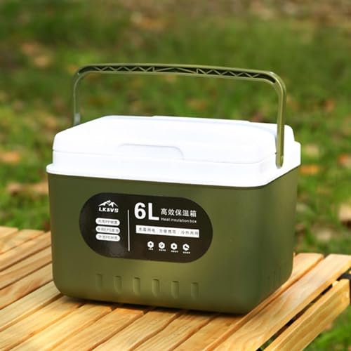 Portable Heavy Duty Leakproof Ice Box, Insulated Refrigerator, High Capacity Ice Chests, Cooler for Long Term Preservation