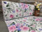 240cm Breit Meterware ab 50cm Popeline Baumwolle Stoff Baumwollstoff Kinderstoffe Stoffe Blumen Rosen Rosenblüte Babystoffe Ranforce Bastelstoff ÖKO-TEX VP0B048 (Rosa/Lila)