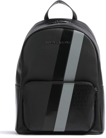 Armani Exchange Men's Dylan, Essential, Stripe detail, Black, One size