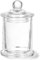 Pot en verre - Bonbonnière Rangement Décoration Cuisine Salle de bain - Ø 6 cm x h 11,5 cm
