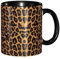 GBCVXZ Tazas de café de cerámica con estampado de leopardo y guepardo, tazas de agua de oficina, tazas de café de restaurante, tazas de agua de gran capacidad