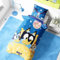 Halantex Bluey Junior Duvet Set - 120 x 150 cm With Pillowcase 62 x 42 cm - Soft and Cozy Poly-Cotton Bedding Featuring Under the Stars Design - Perfect for Young Fans, Machine Washable