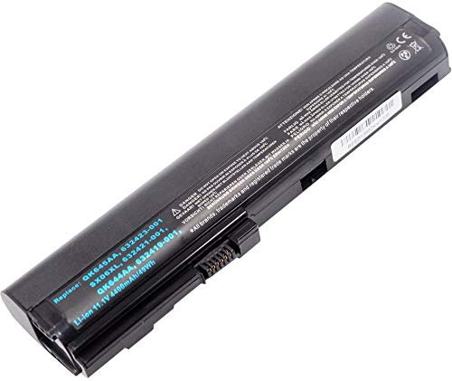 Laptop-Akku, 5200 mAh, kompatibel mit HP Elitebook 2560p 2570p SX03 SX06 632423-001 HSTNN-DB2K