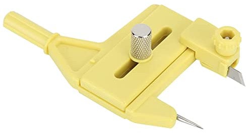 Circular Cutter, Circle Compass Cutter Round Circular Cutting Tool for 1.5-50mm Radius Cuts ABS Material