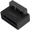 USB 19/20 Pin Male to Female Extension Adapter Angled 90 Degree Converter for Motherboard Connector Socket