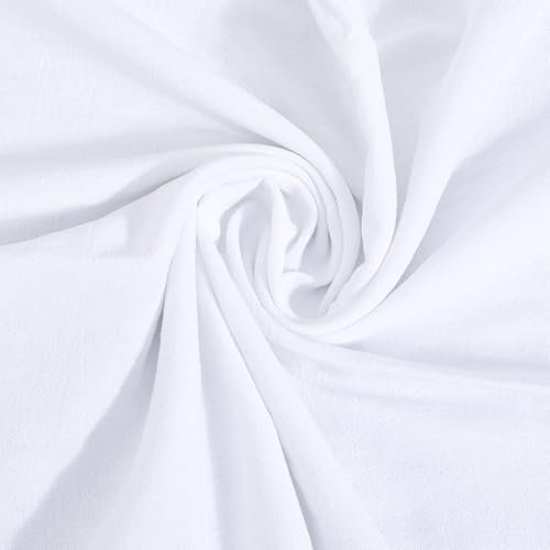 GORGECRAFT Weißer Fotohintergrund Aus Baumwolle 1 x 1.4 m Stoff Nicht Reflektierender Rechteckiger Fotohintergrund Für Schmuck Kosmetik Lebensmittel Fotoshooting Videostudio Fotoautomaten Requisite