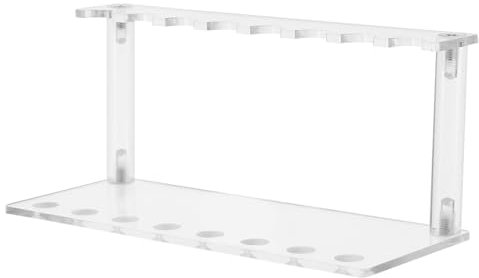 HOMSFOU Präsentationsständer für Schreibwaren Stift Pinselständer Ständer für Augenbrauenbürsten Stift-Display für den Laden Schreibwarenständer Bleistiftständer Acryl Transparent