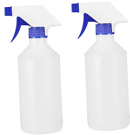PACKOVE 5piezas Botellas Pulverizadoras De Botella De Spray Plástica Vacía Para Limpieza Jardinería Repostería Fácil De Usar