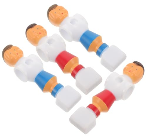 Tischfußballspieler 4 Stück aus Pvc, Ersatzteile für Tischkicker Erwachsene | Wiederverwendbar, Ergonomische Form und Stoßfestes Material, Leicht Austauschbar für Tischfußballfiguren