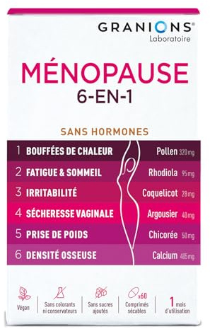 Granions - Menopause - Bouffées De Chaleur - 60 Comprimés