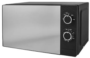 Black 20L Manual Microwave, Black, 20 Litre Capacity