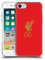 Head Case Designs Officially Licensed Liverpool Football Club Gold Logo On Red Liver Bird Soft Gel Case Compatible With Apple iPhone 7/8 / SE 2020 & 2022
