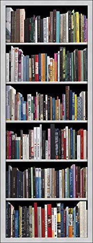 PLAGE Non Woven Wallpaper Vliestapete Moderne Bibliothek, mehrfarben, 98 x 0,2 x 240 cm