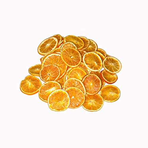 Orangenscheiben ca. 70 Stück getrocknet Deko-Orangen Weihnachten Potpourri Fruchtscheiben Weihnachtsdekoration Adventskranz 2025 Deko 250g Tannenbaumdeko - 2258